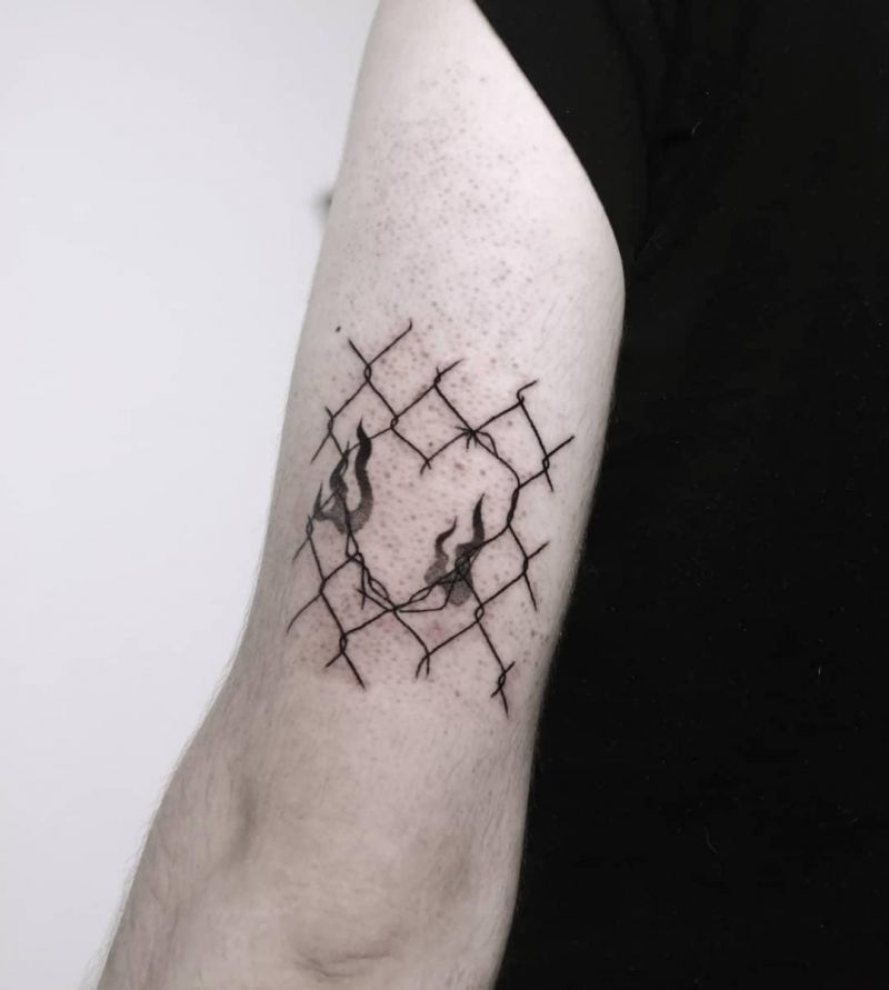 30 Unique Fence Tattoos You Must Try