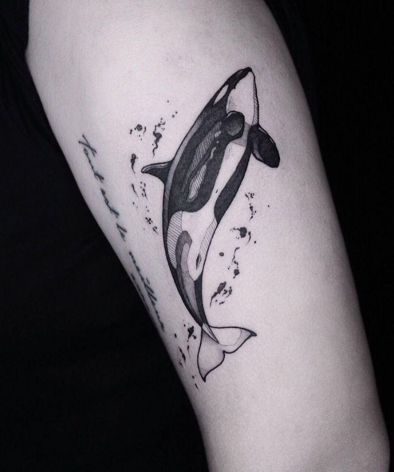 30 Pretty Killer Whale Tattoos You Will Love