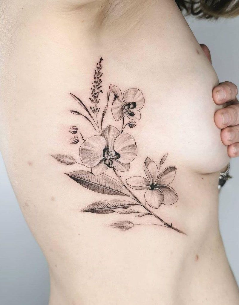 30 Amazing Plumeria Tattoos You Will Love