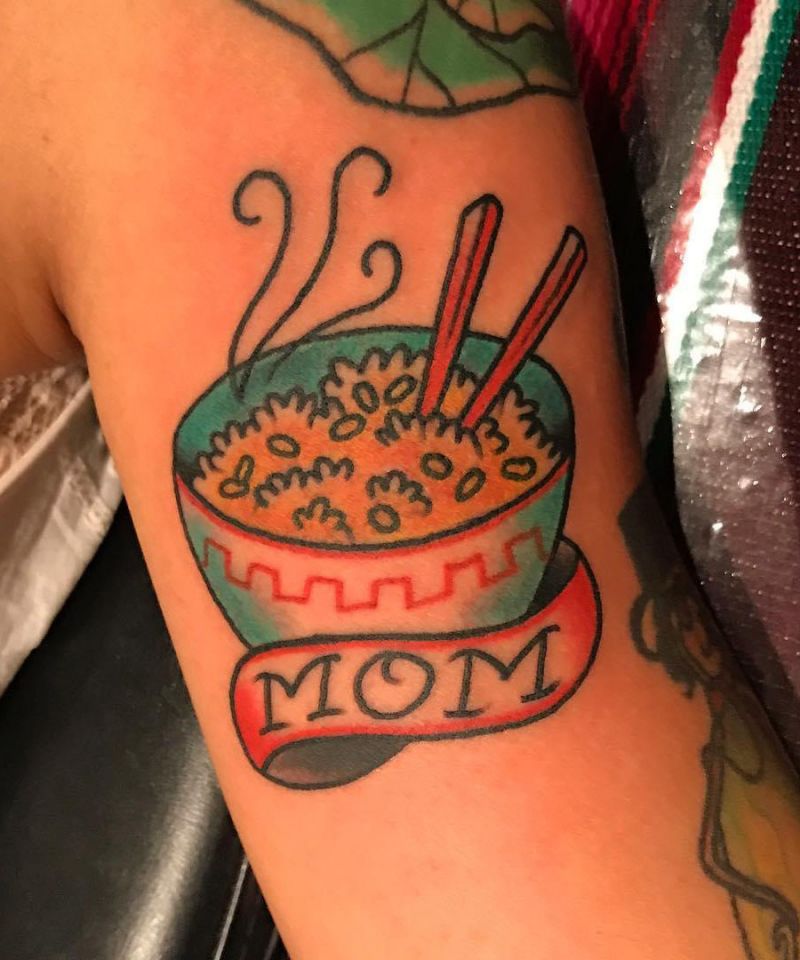 30 Unique Rice Bowl Tattoos to Inspire You