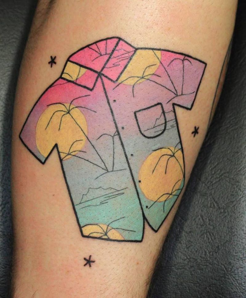 30 Pretty Shirt Tattoos You Must Love