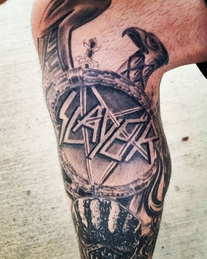 30 Wonderful Slayer Tattoos You Must Love