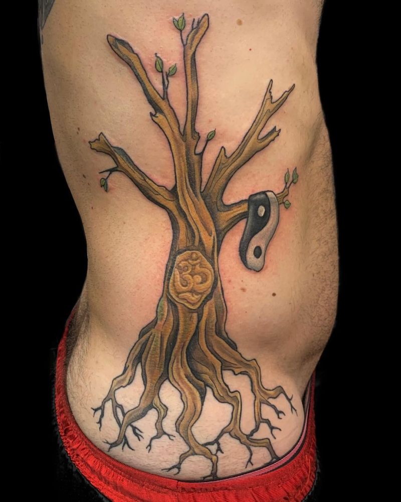 30 Pretty Tree Roots Tattoos for Your Inspiration