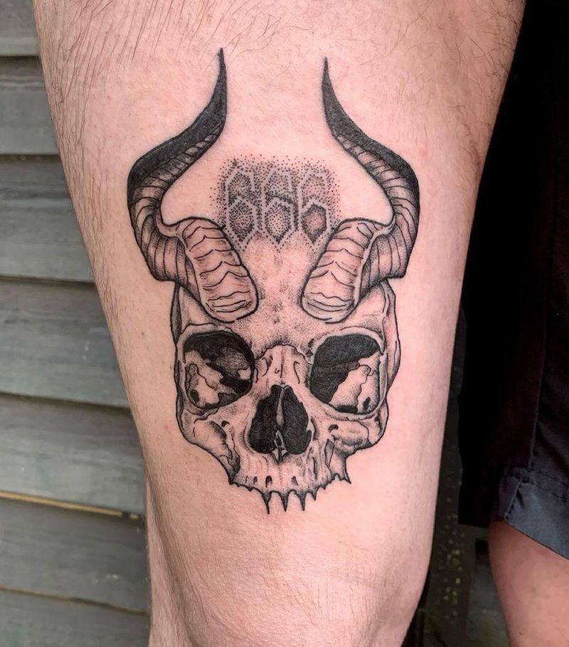 30 Pretty 666 Tattoos to Inspire You