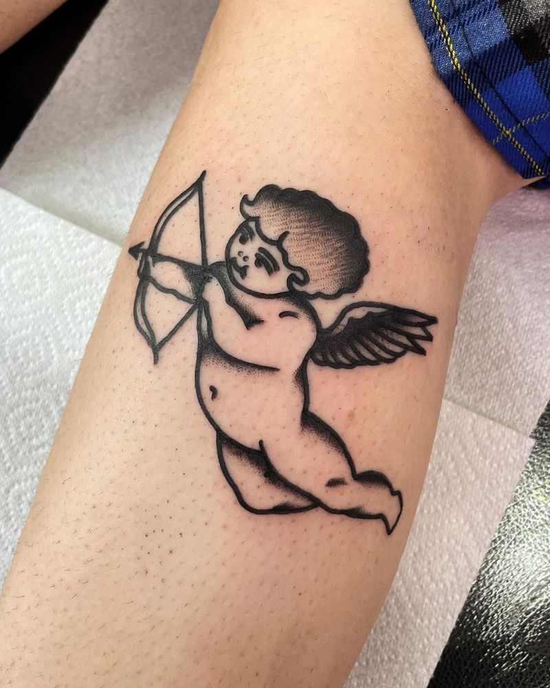 30 Pretty Cupid Tattoos You Must Try