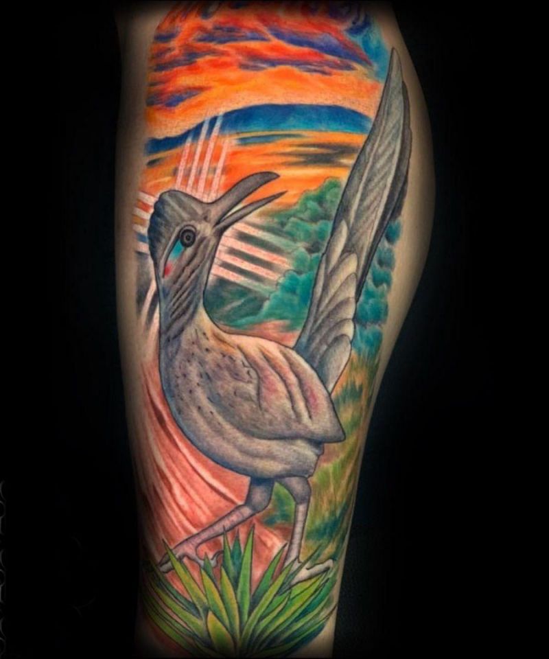 30 Pretty Roadrunner Tattoos You Must Try