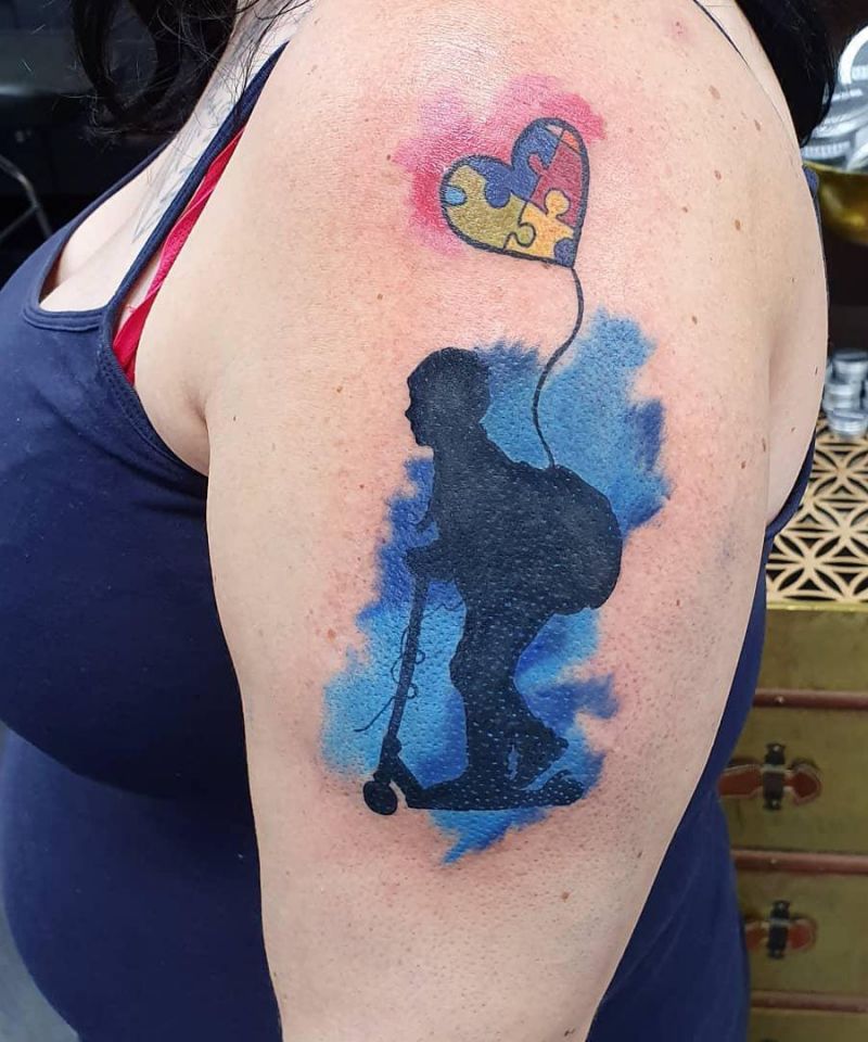 30 Pretty Scooter Tattoos You Will Love