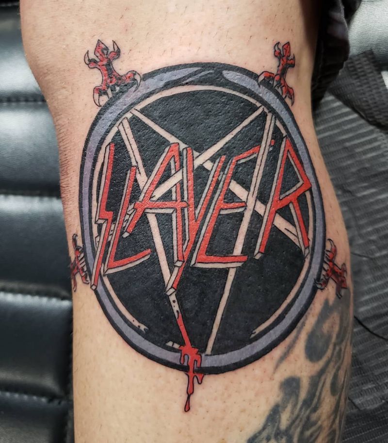 30 Wonderful Slayer Tattoos You Must Love