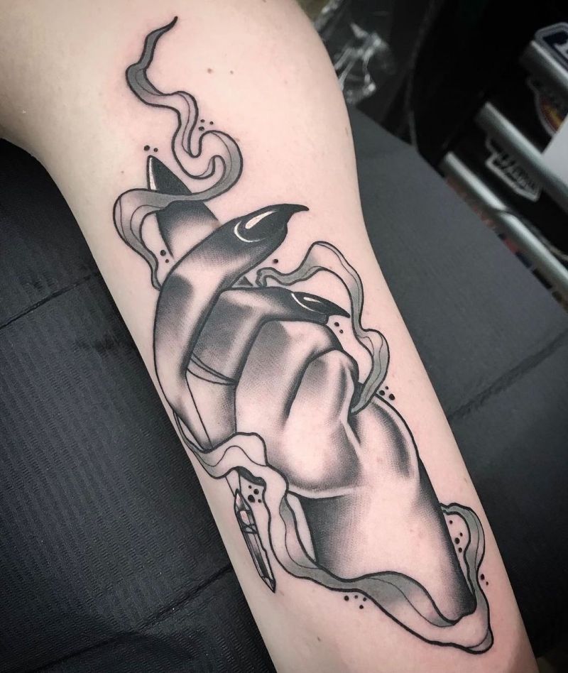 30 Elegant Smoke Tattoos to Inspire You