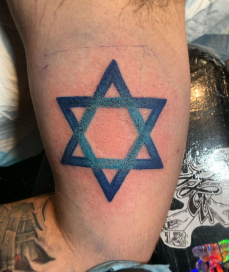 30 Pretty Star of David Tattoos You Must See