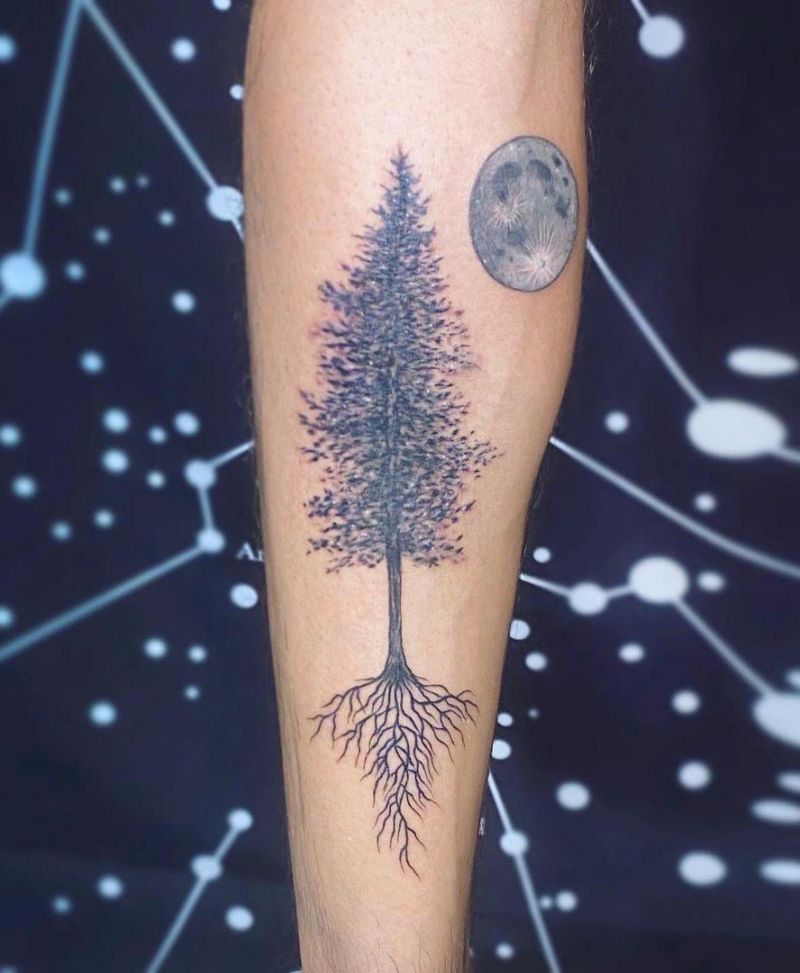 30 Pretty Tree Roots Tattoos for Your Inspiration