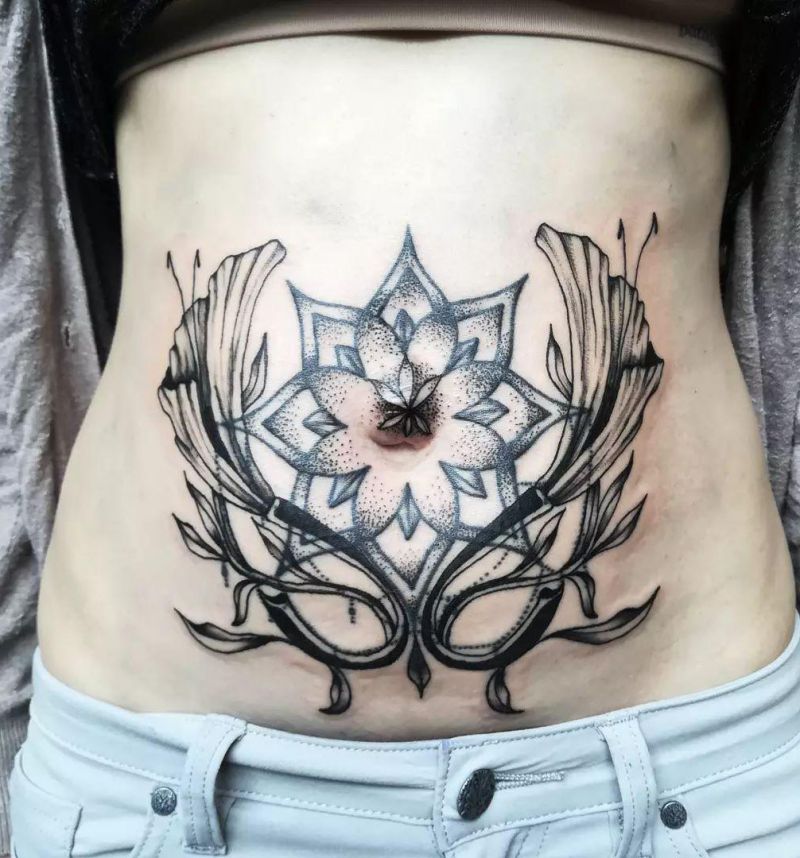 30 Pretty Belly Tattoos Make You Beautiful