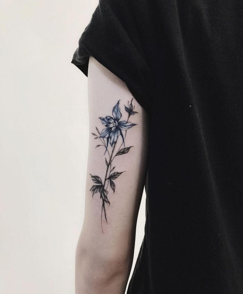 30 Pretty Columbine Tattoos You Will Love