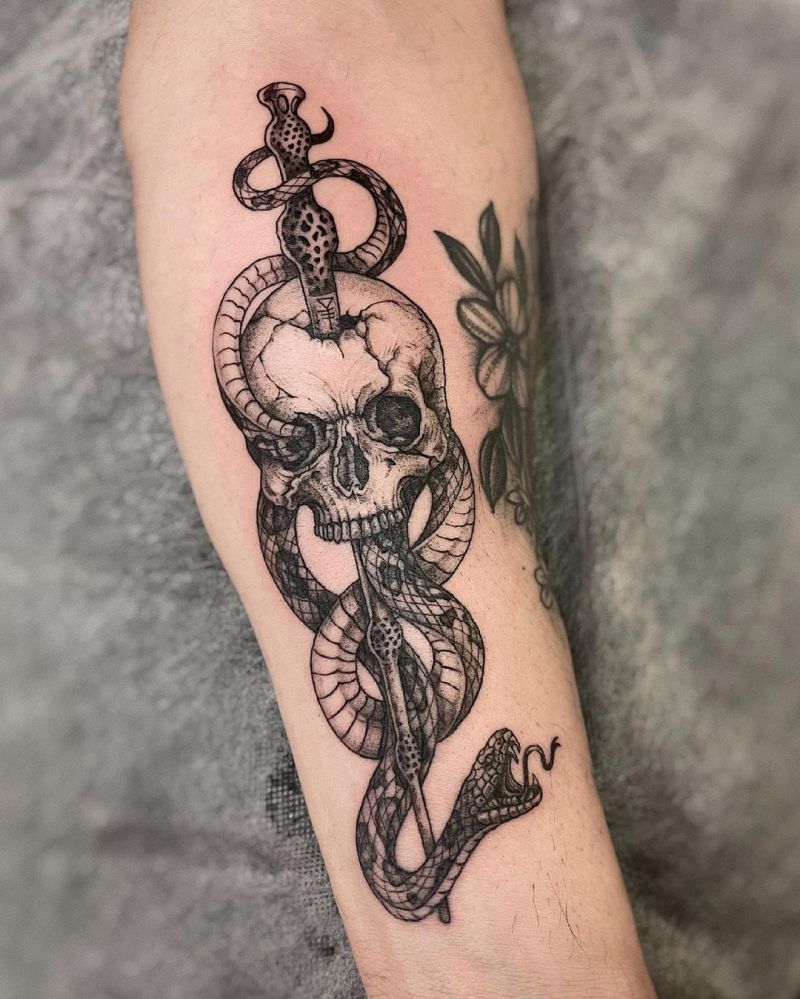 30 Wonderful Death Eater Tattoos You Can Copy