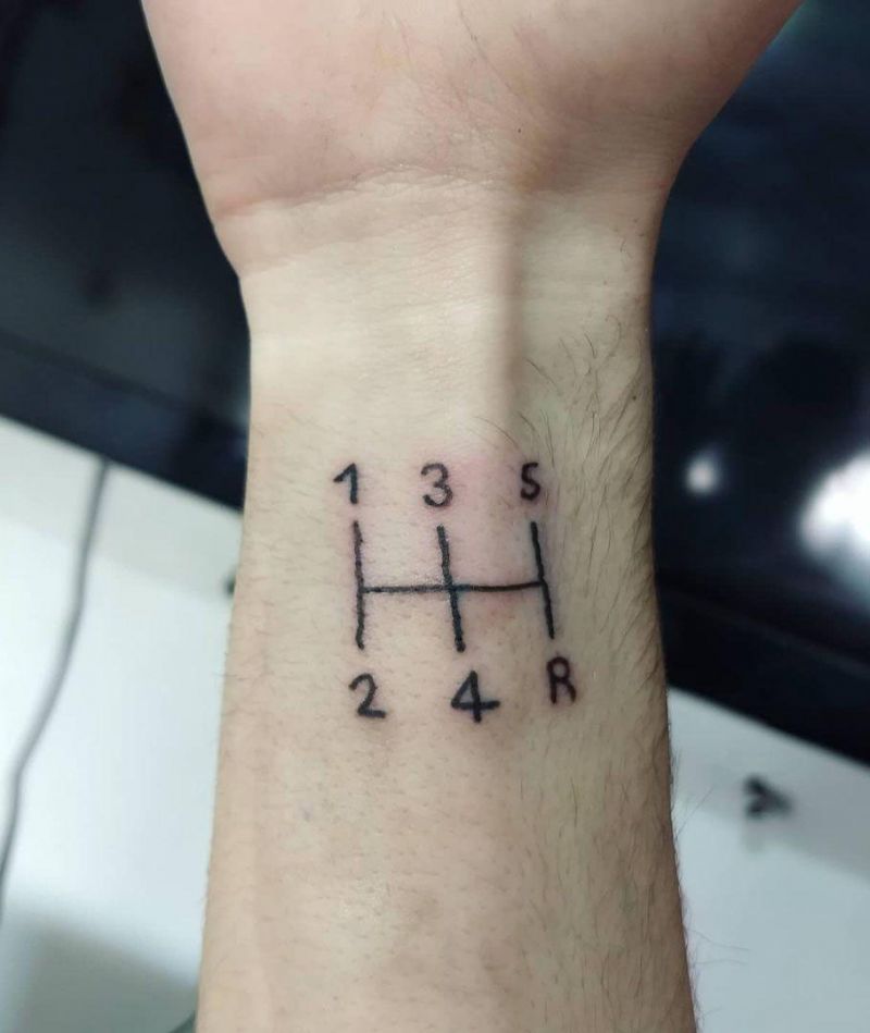 30 Gorgeous Gear Shift Tattoos to Inspire You