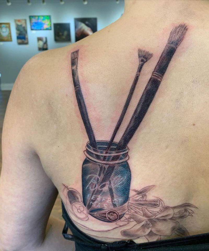 30 Pretty Mason Jar Tattoos You Must Love