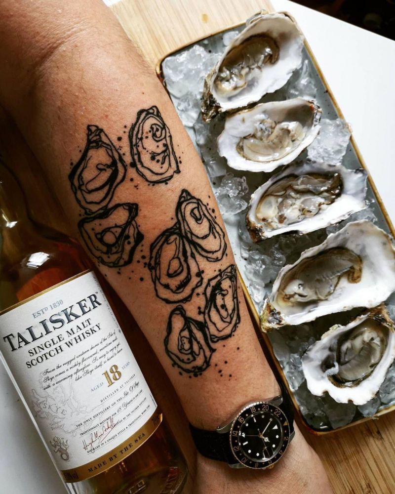 30 Pretty Oyster Tattoos You Can Copy