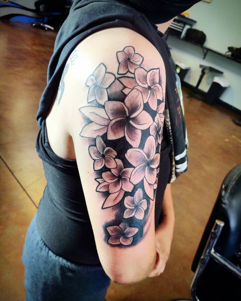 30 Amazing Plumeria Tattoos You Will Love