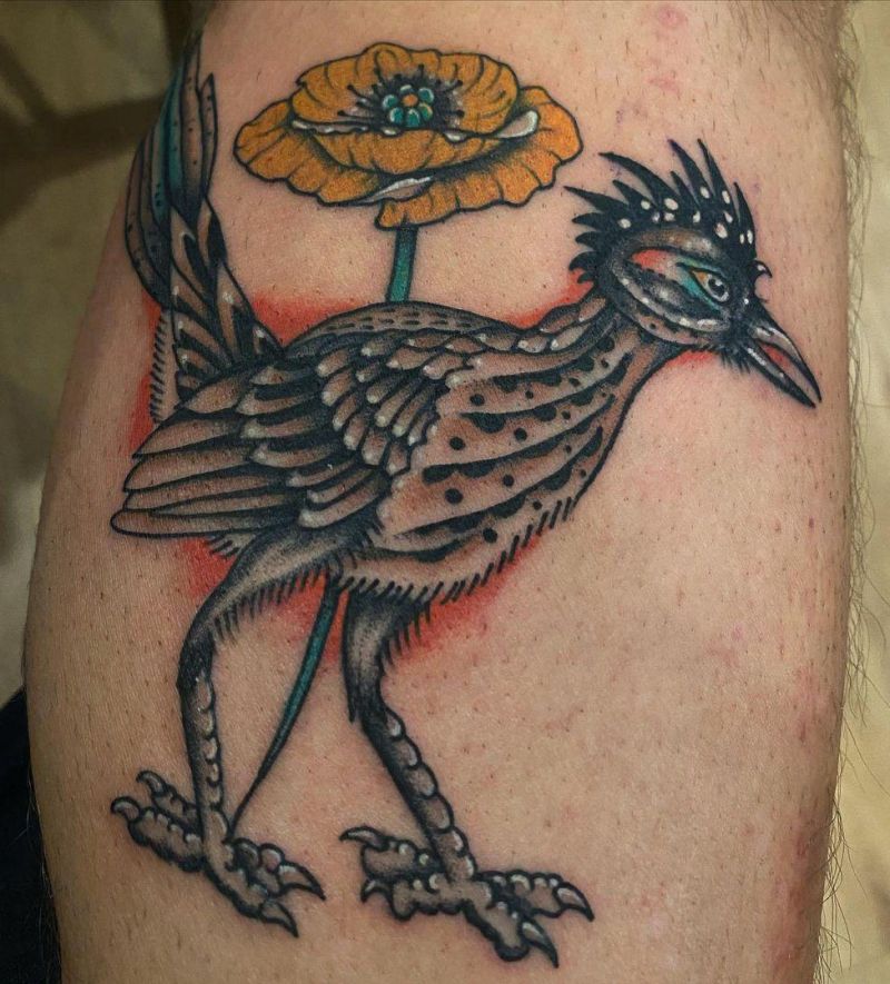 30 Pretty Roadrunner Tattoos You Must Try