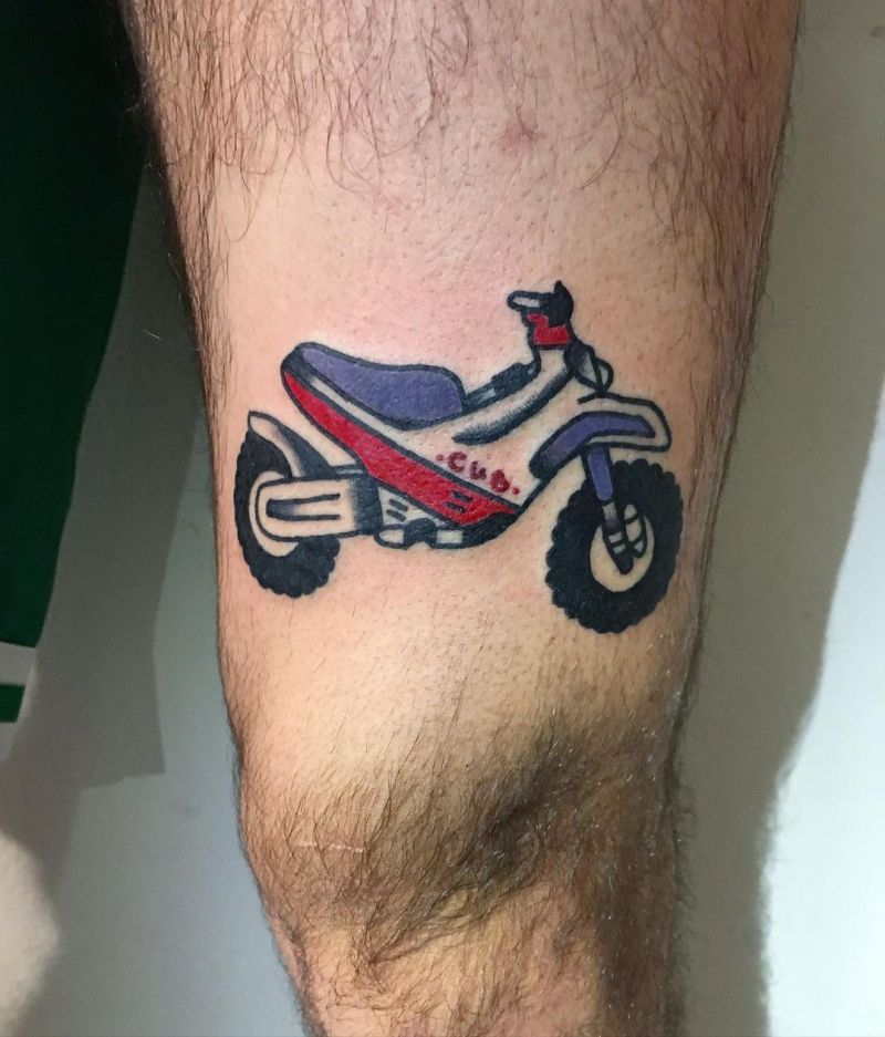 30 Pretty Scooter Tattoos You Will Love