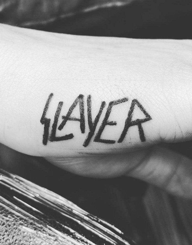 30 Wonderful Slayer Tattoos You Must Love