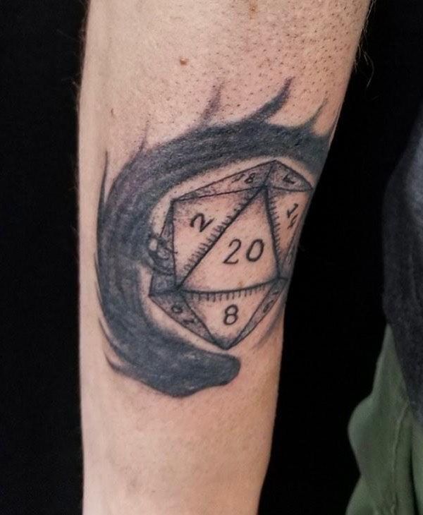 30 Pretty D20 Tattoos You Can Copy