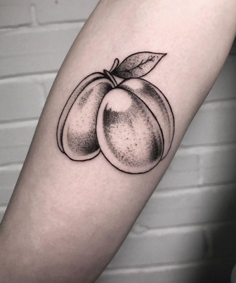 30 Pretty Plum Tattoos You Can Copy