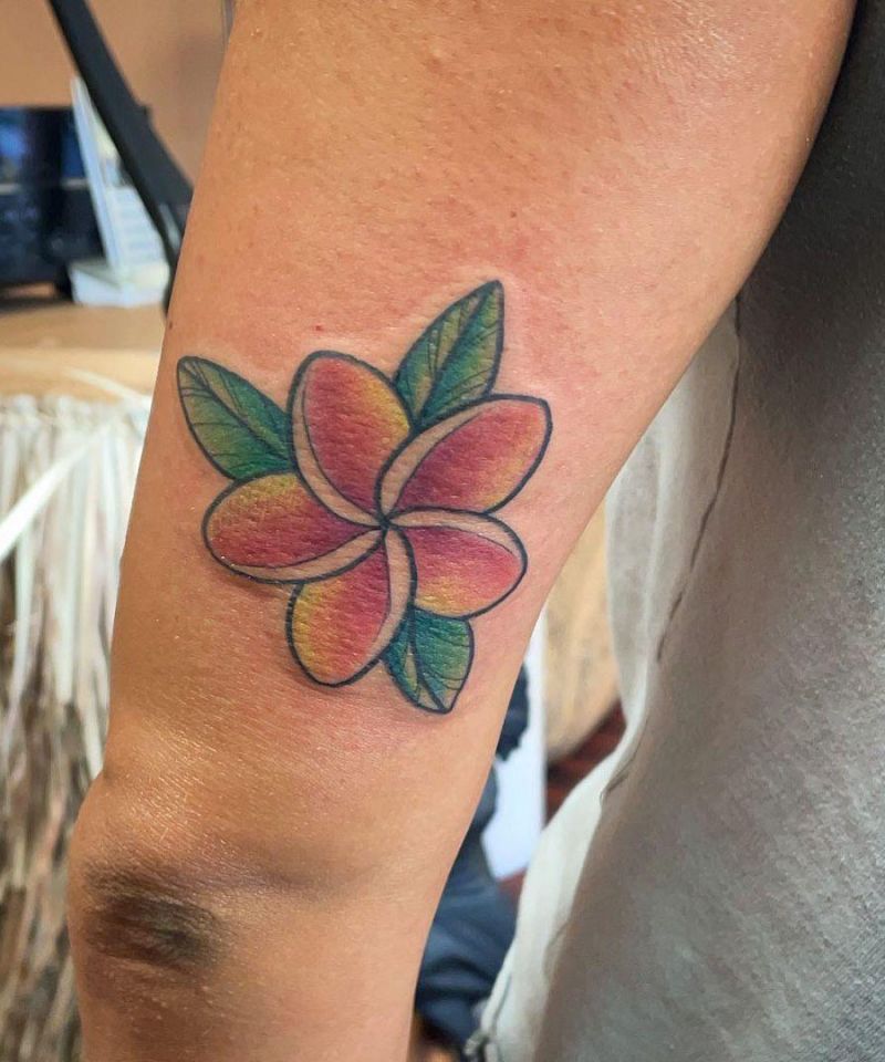 30 Amazing Plumeria Tattoos You Will Love