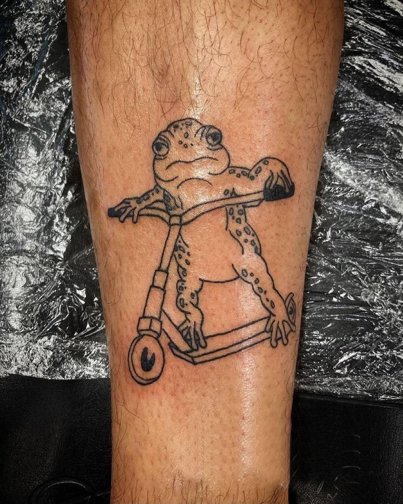 30 Pretty Scooter Tattoos You Will Love