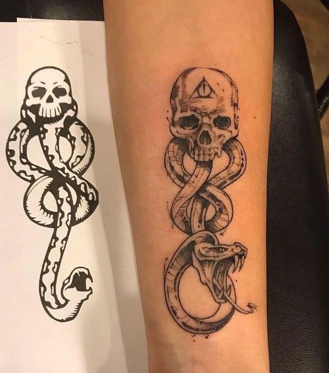 30 Wonderful Death Eater Tattoos You Can Copy