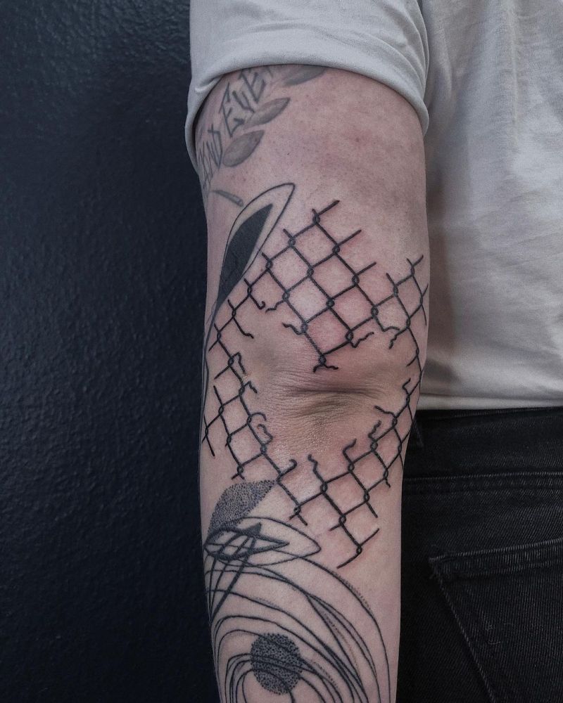 30 Unique Fence Tattoos You Must Try