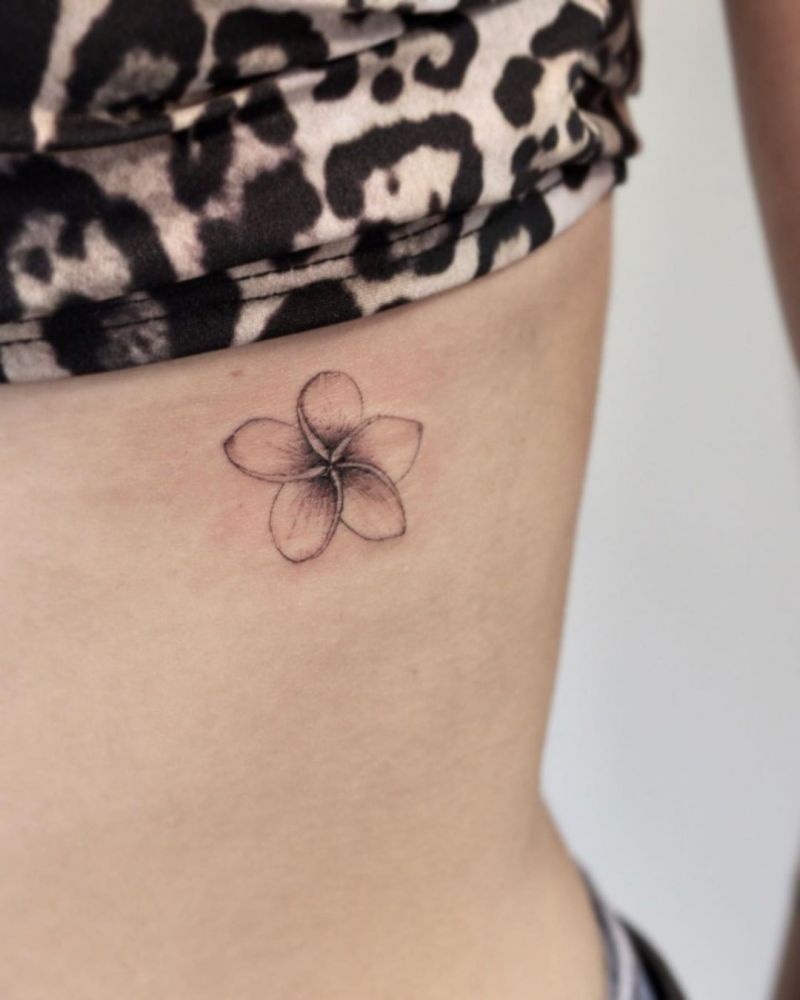 30 Amazing Plumeria Tattoos You Will Love