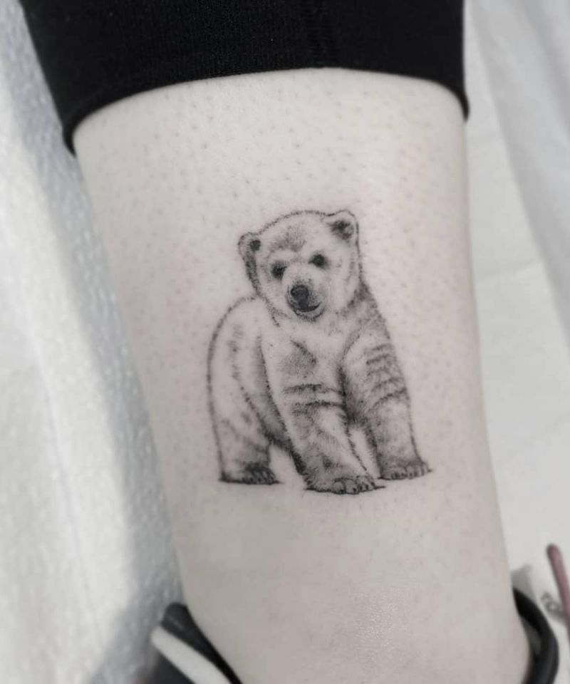 30 Gorgeous Polar Bear Tattoos to Inspire You