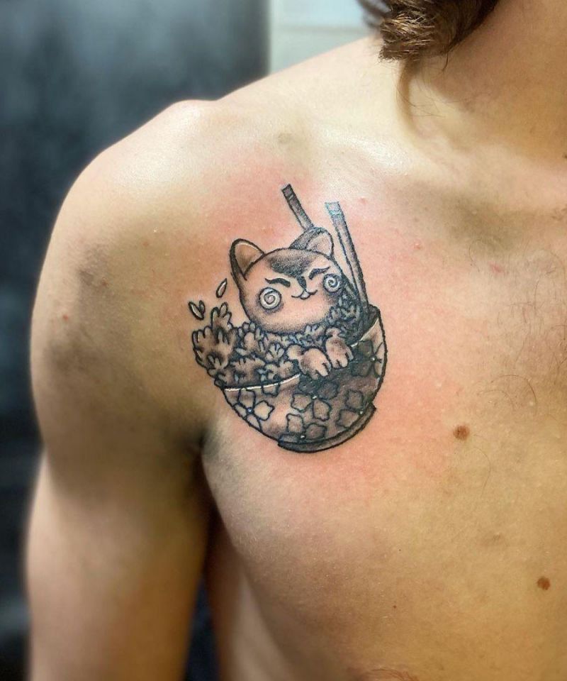 30 Unique Rice Bowl Tattoos to Inspire You