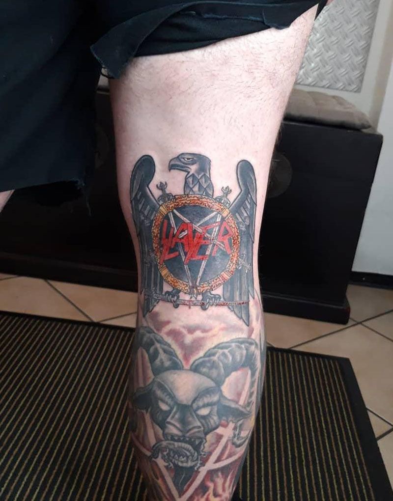 30 Wonderful Slayer Tattoos You Must Love