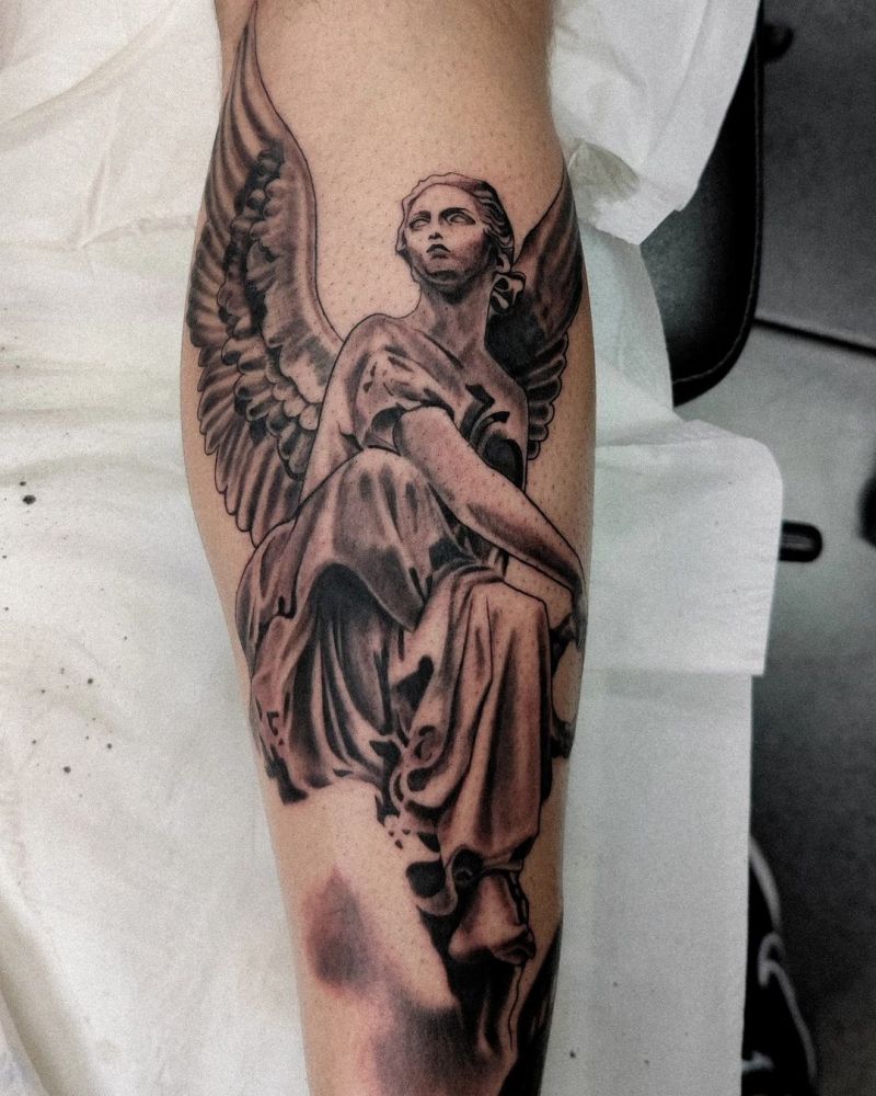 30 Pretty Statue Tattoos You Will Love