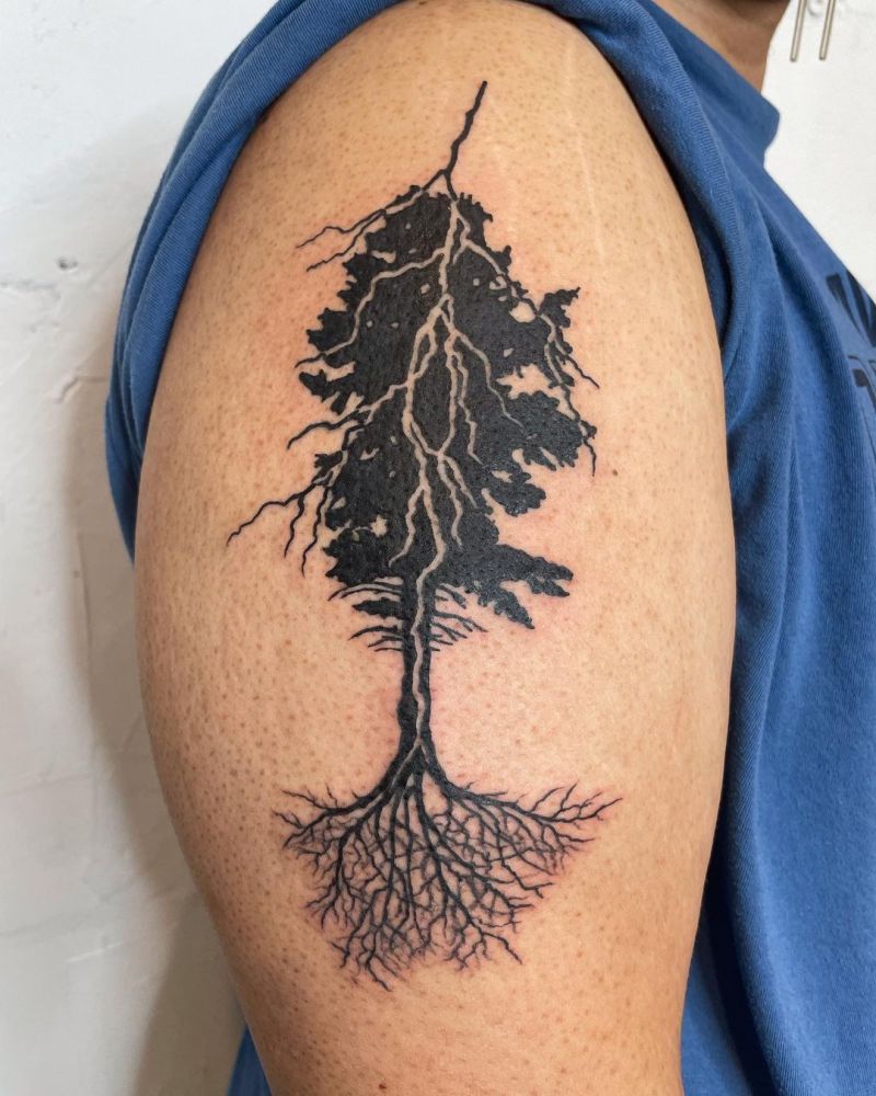 30 Pretty Tree Roots Tattoos for Your Inspiration