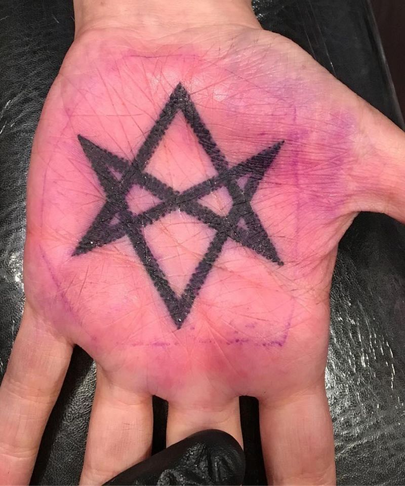 24 Pretty Unicursal Hexagram Tattoos You Can Copy