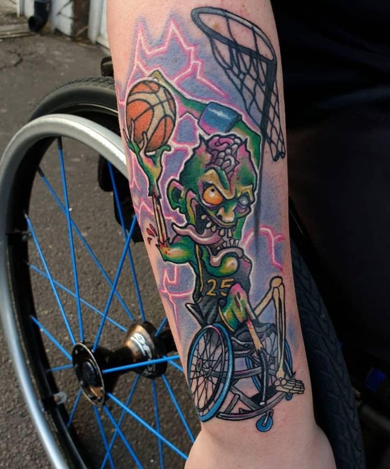 30 Unique Wheel Chair Tattoos You Must Try