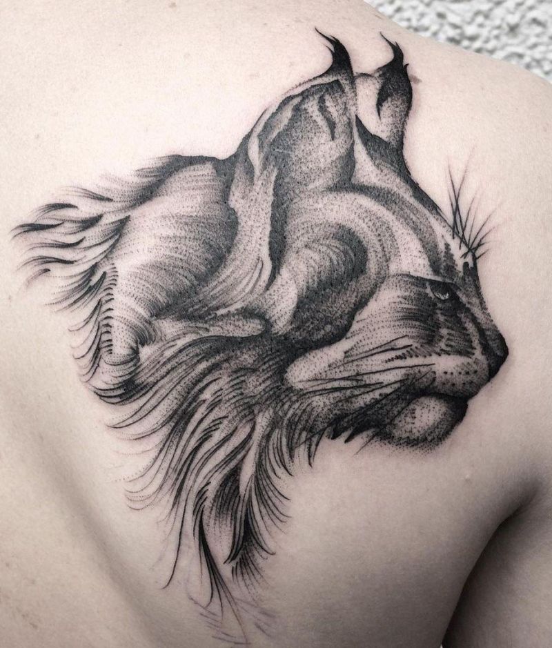 30 Gorgeous Bobcat Tattoos for Your Inspiration