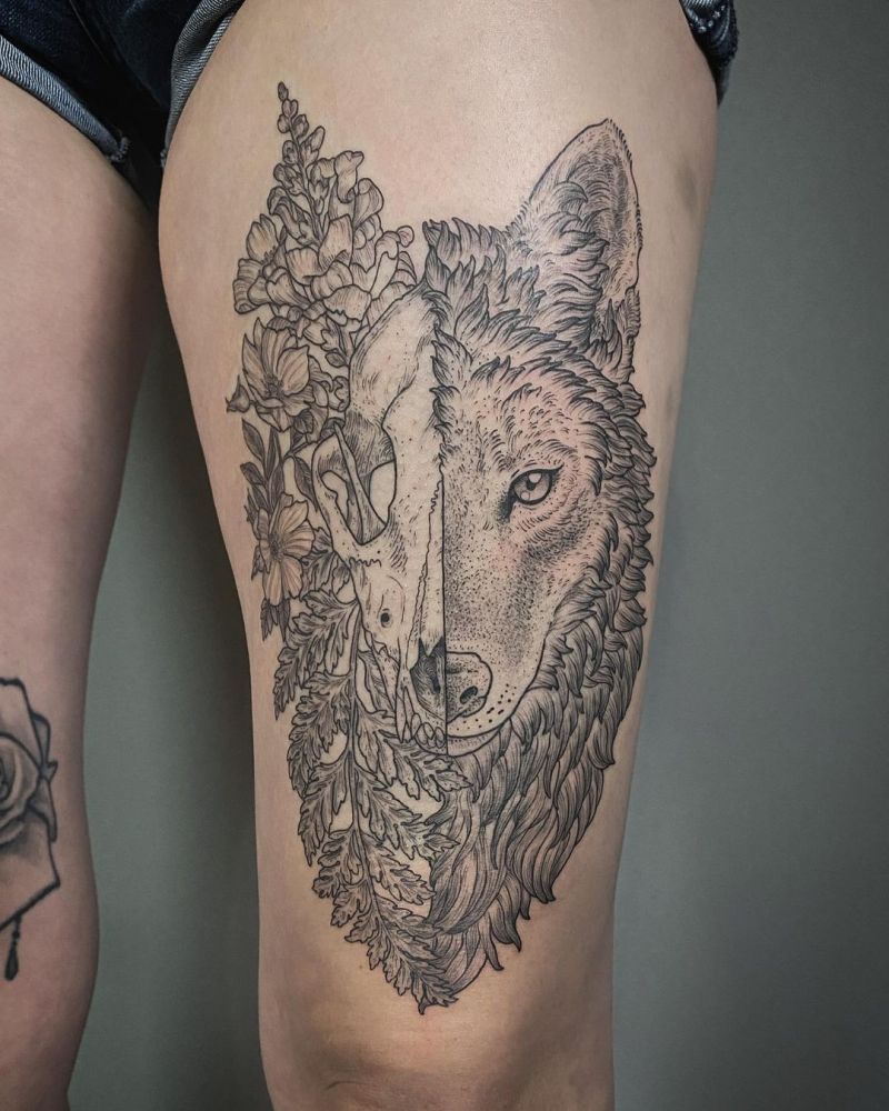 30 Gorgeous Coyote Tattoos You Must See