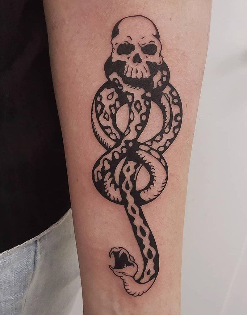 30 Wonderful Death Eater Tattoos You Can Copy