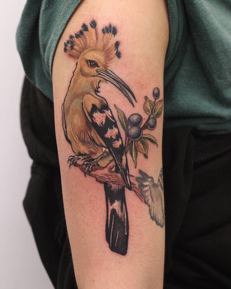 30 Pretty Hoopoe Tattoos You Must Try