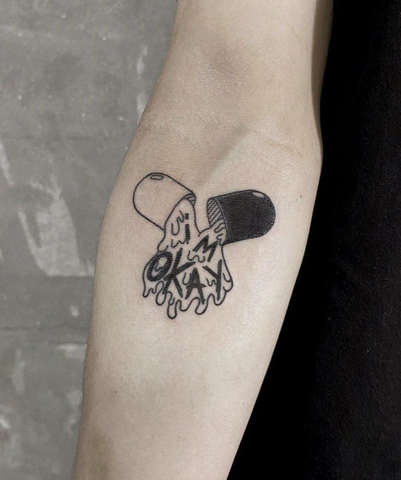 30 Unique Pill Tattoos to Inspire You