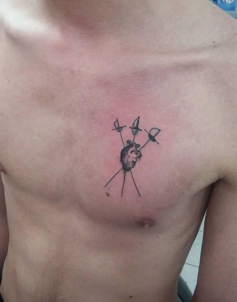 27 Pretty Rapier Tattoos You Must Try