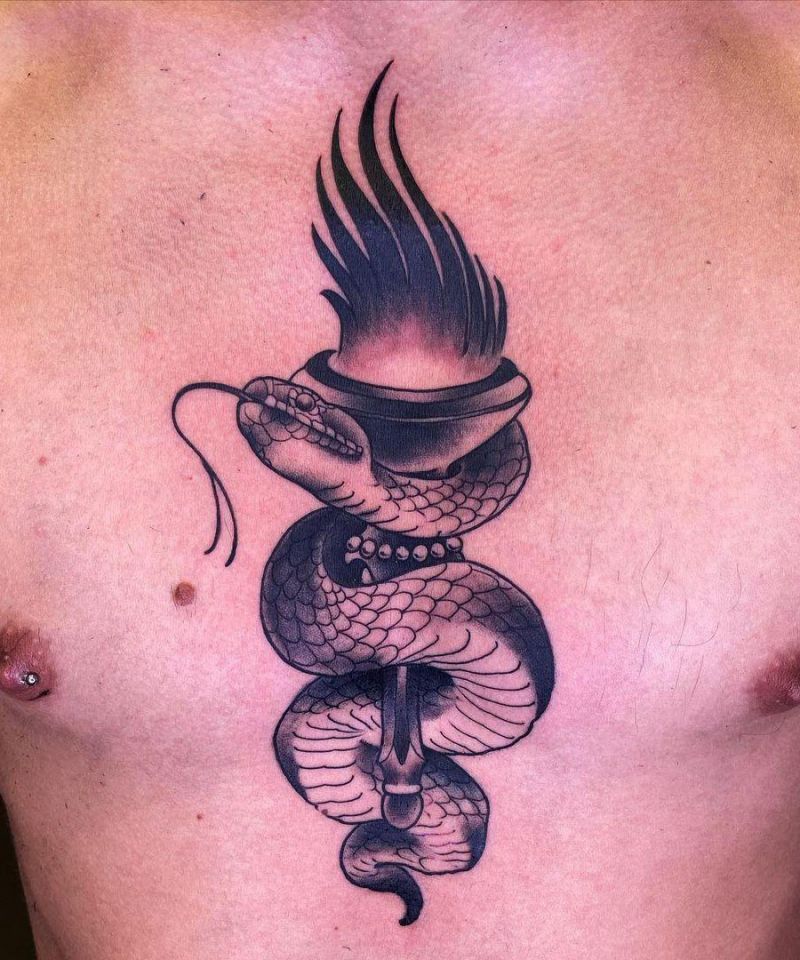 30 Gorgeous Torch Tattoos to Inspire You