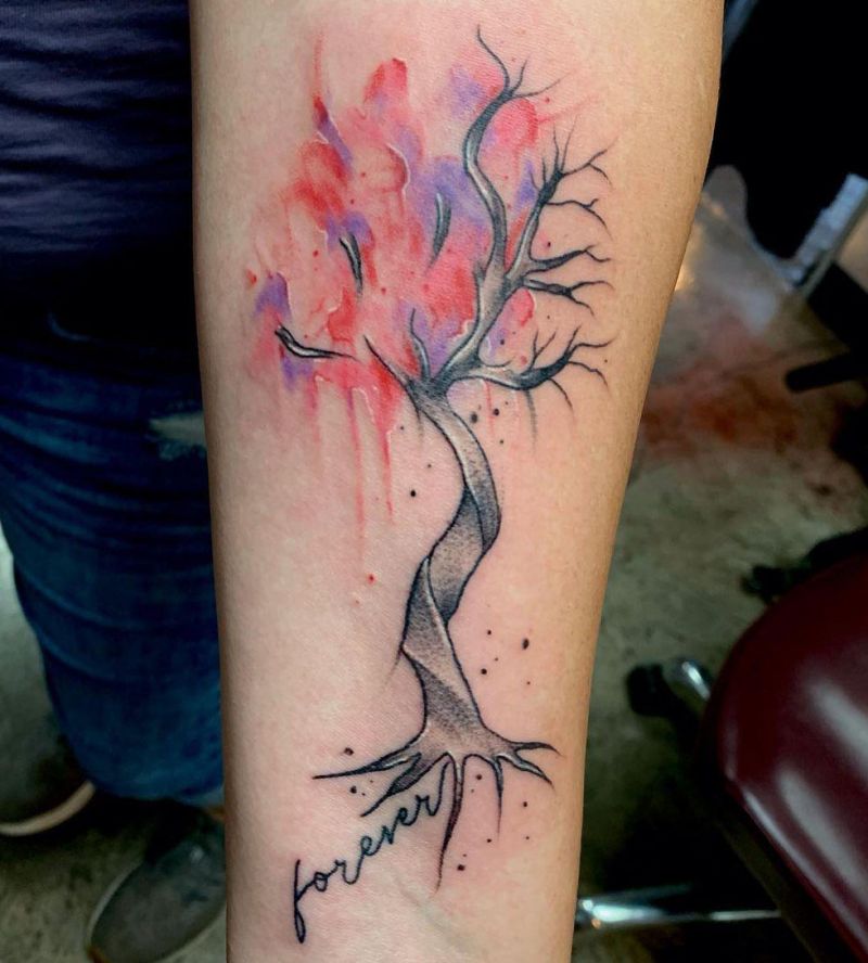 30 Pretty Tree Roots Tattoos for Your Inspiration