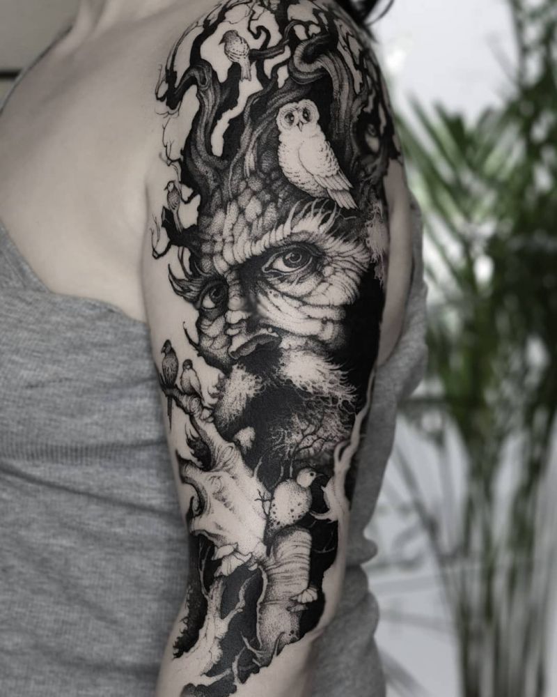 30 Gorgeous Treebeard Tattoos You Must See