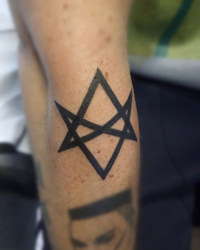 24 Pretty Unicursal Hexagram Tattoos You Can Copy