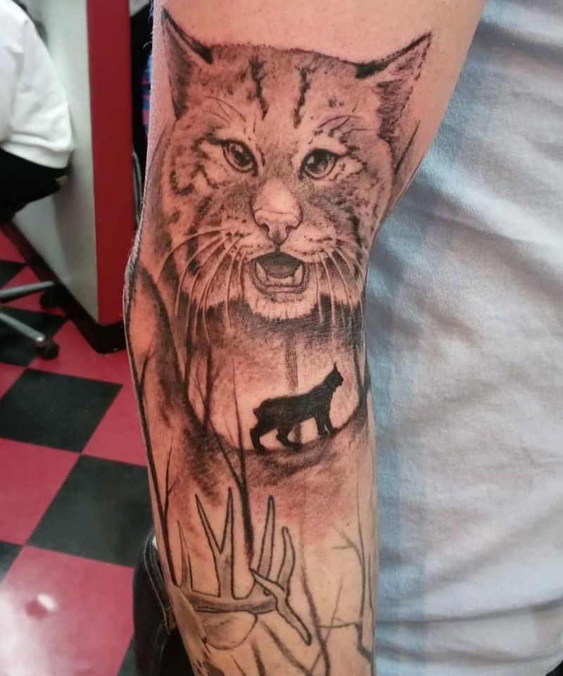 30 Gorgeous Bobcat Tattoos for Your Inspiration